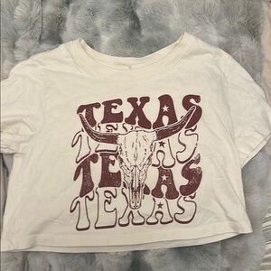 White Texas Graphic Tee
